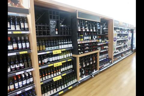 The winery in Tesco Watford